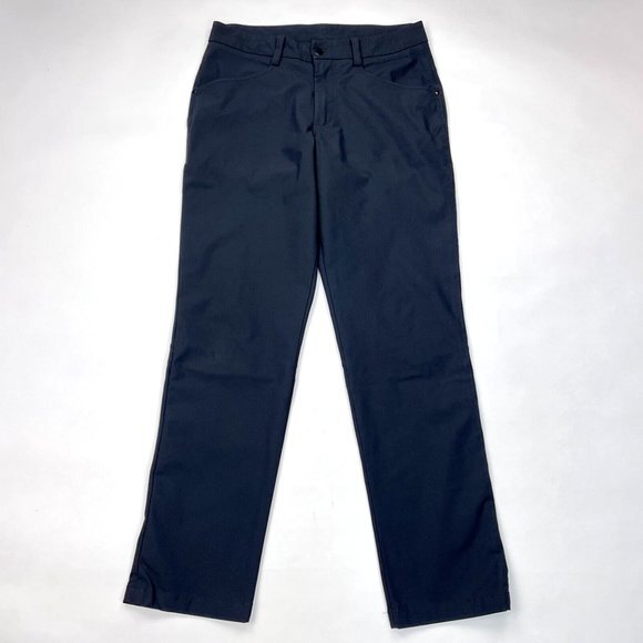 Lululemon Mission Pant II Black Mens 32 Pockets Power Stretch Vented On the Move - Picture 1 of 11